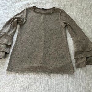 White Birch Beige/Light Brown Sweater. Size M